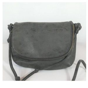 Grey PV Shoulder Bag